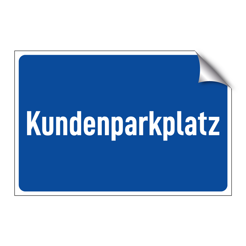 Kundenparkplatz