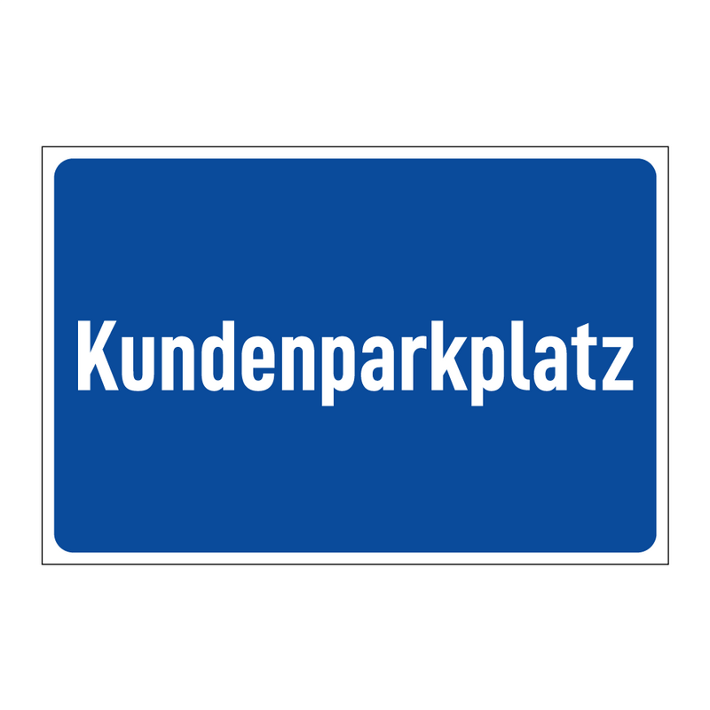 Kundenparkplatz