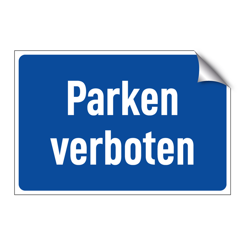 Parken verboten