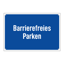 Barrierefreies Parken