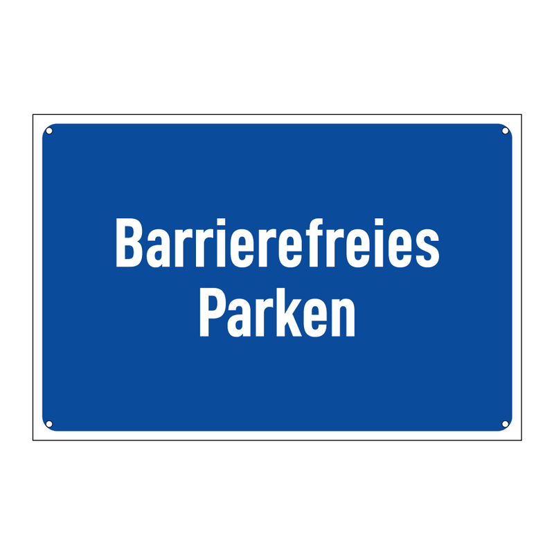 Barrierefreies Parken