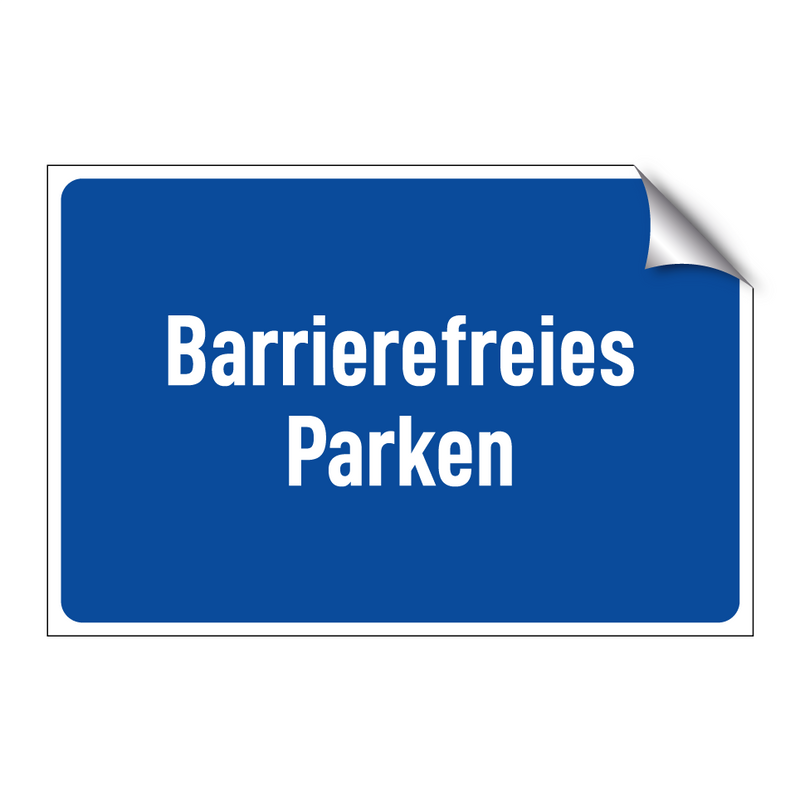 Barrierefreies Parken