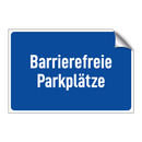 Barrierefreie Parkplätze