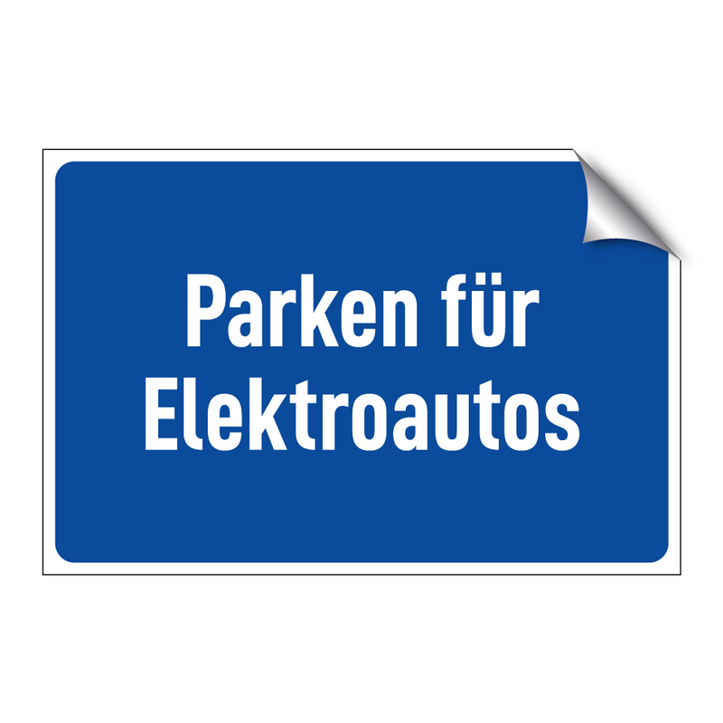 Parken für Elektroautos