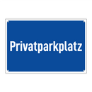 Privatparkplatz