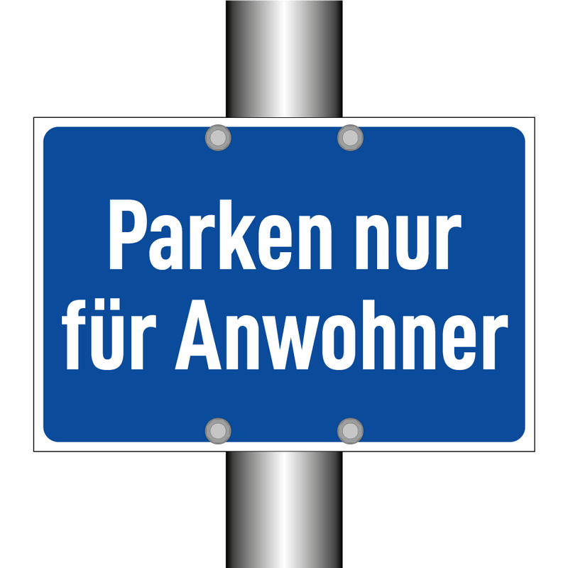 Parken nur für Anwohner