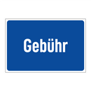 Gebühr