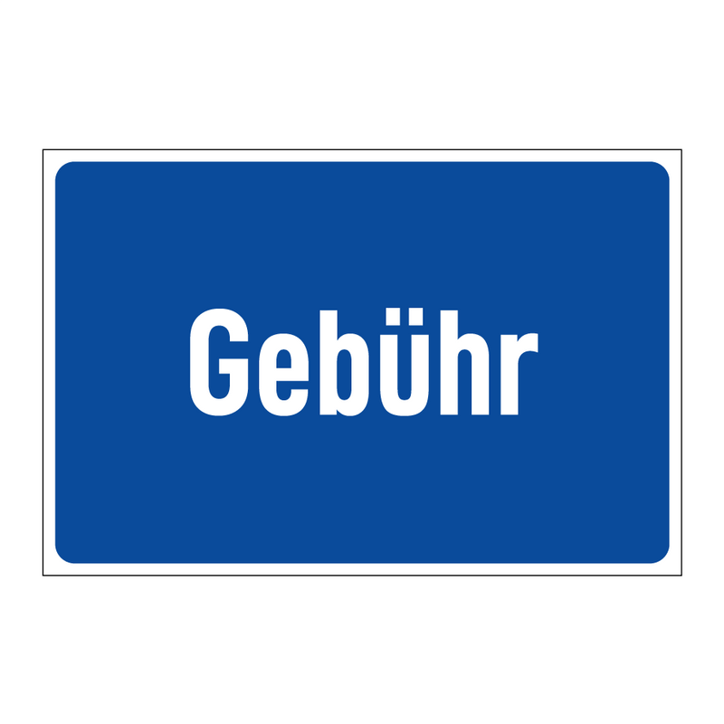 Gebühr
