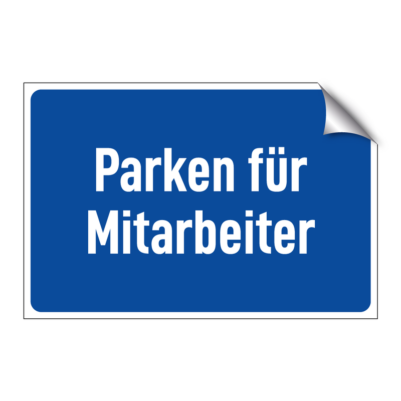 Parken für Mitarbeiter