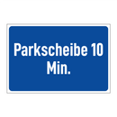 Parkscheibe 10 Min.