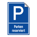 Parken reserviert