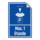 Max. 1 Stunde