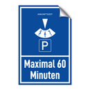 Maximal 60 Minuten