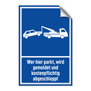 Wer hier parkt, wird gemeldet und kostenpflichtig abgeschleppt