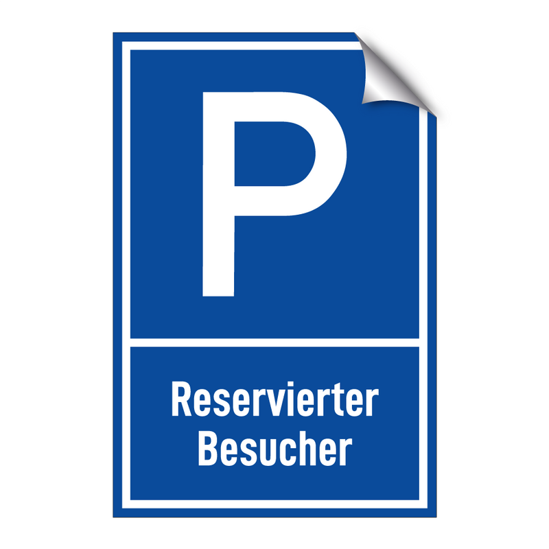 Reservierter Besucher