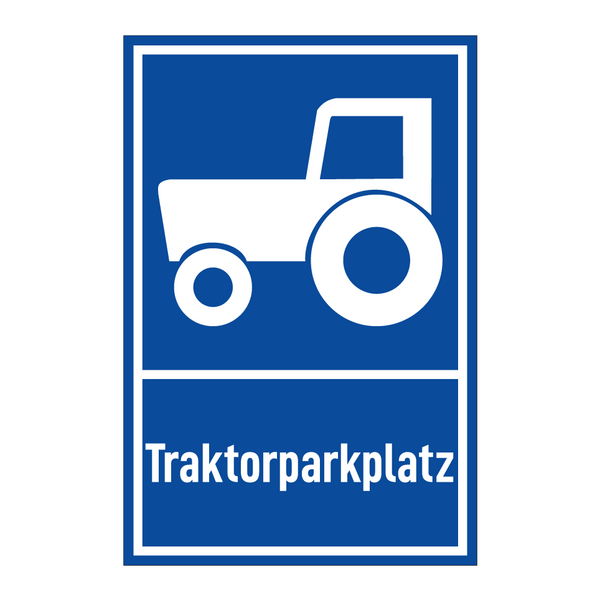 Traktorparkplatz