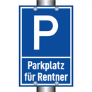 Parkplatz für Rentner
