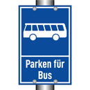 Parken für Bus