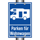 Parken für Wohnwagen