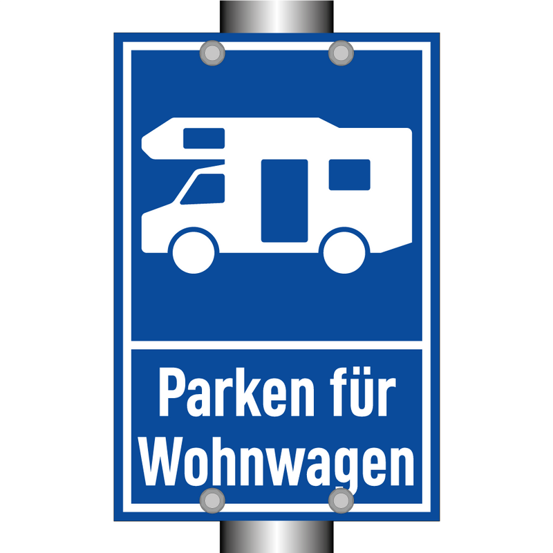 Parken für Wohnwagen