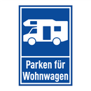 Parken für Wohnwagen