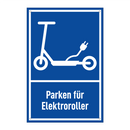 Parken für Elektroroller