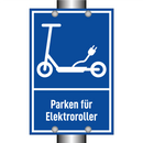 Parken für Elektroroller