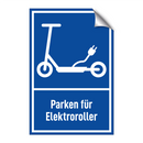 Parken für Elektroroller