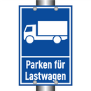 Parken für Lastwagen