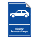 Parken für Personenkraftwagen