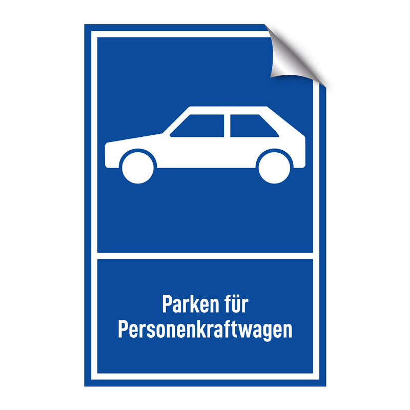 Parken für Personenkraftwagen
