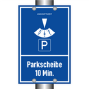 Parkscheibe 10 Min.