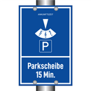 Parkscheibe 15 Min