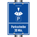 Parkscheibe 30 Min.