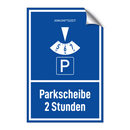 Parkscheibe 2 Stunden
