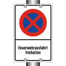Feuerwehrausfahrt freihalten