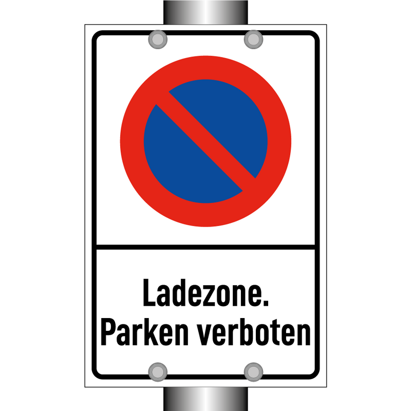 Ladezone. Parken verboten