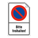 Bitte freihalten!