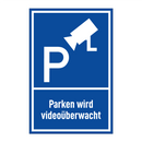 Parken wird videoüberwacht