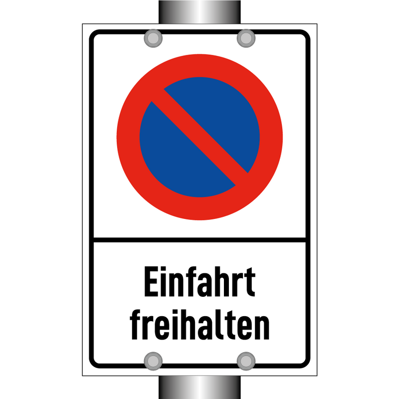 Einfahrt freihalten