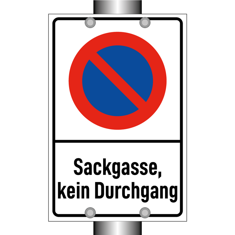 Sackgasse, kein Durchgang