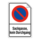 Sackgasse, kein Durchgang
