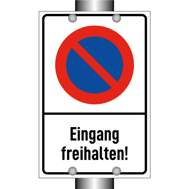 Eingang freihalten!