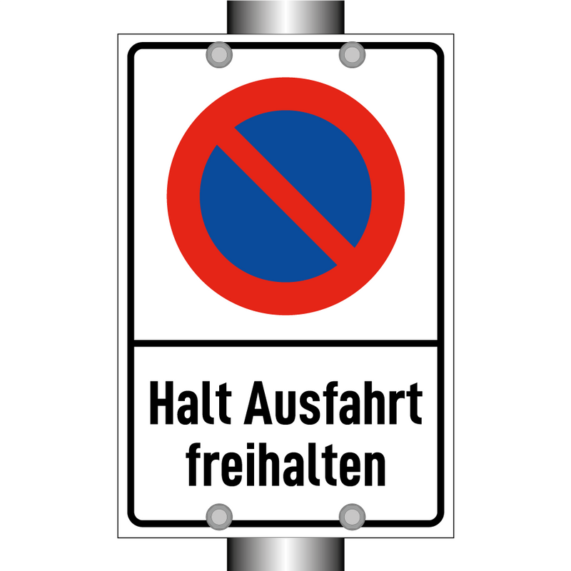 Halt Ausfahrt freihalten