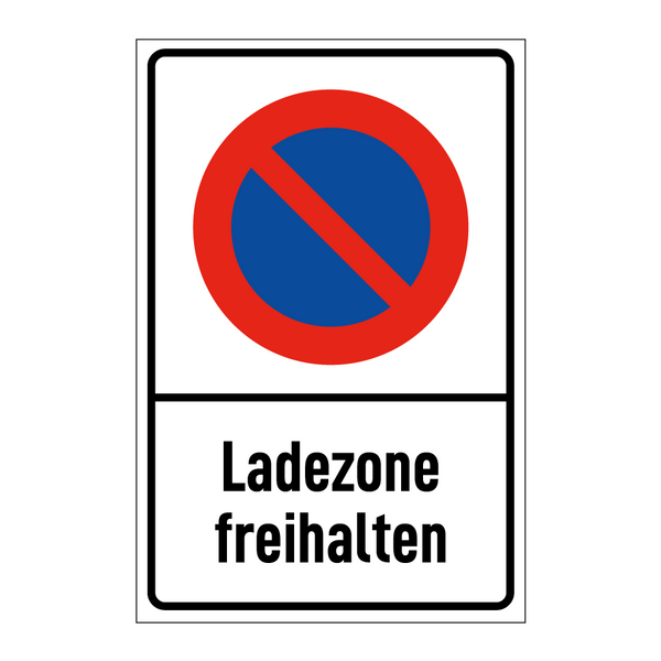 Ladezone freihalten