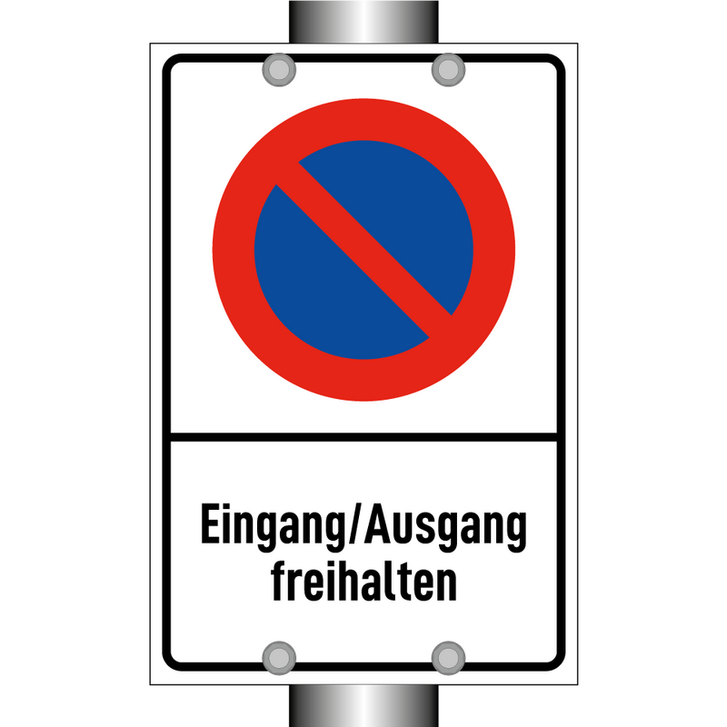 Eingang/Ausgang freihalten