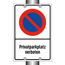 Privatparkplatz verboten