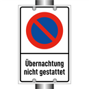 Übernachtung nicht gestattet