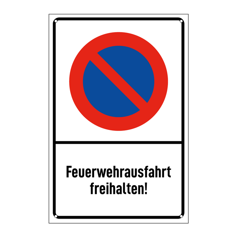 Feuerwehrausfahrt freihalten!