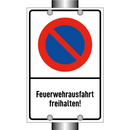 Feuerwehrausfahrt freihalten!